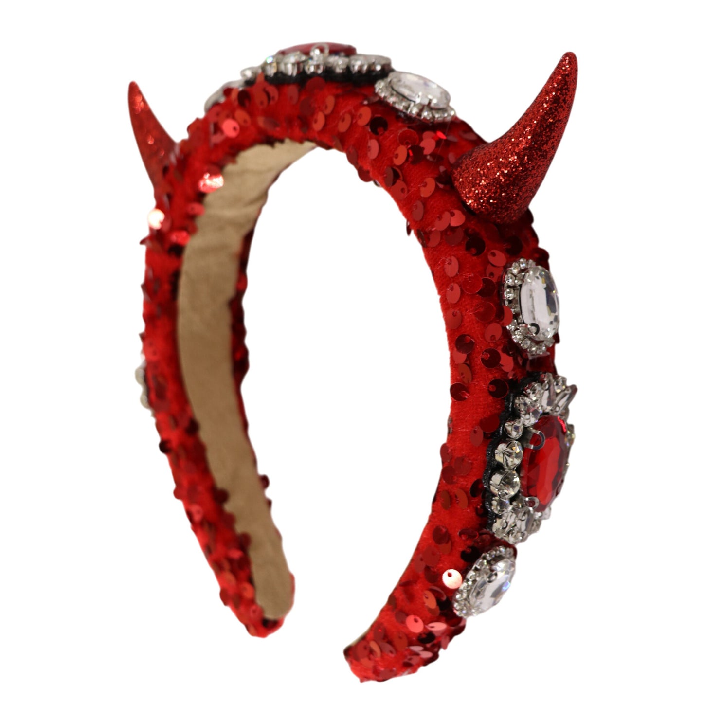 Red Devil Gems Headband