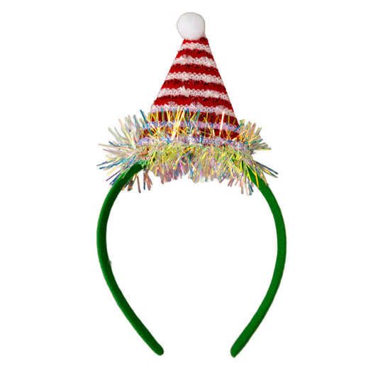 Christmas santa hat headband