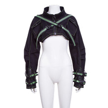 Load image into Gallery viewer, Punk Loose Cropped Short Jacket with Pockets
