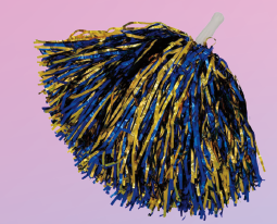 Metallic Two Tone Pompoms