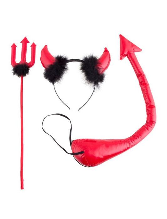 Devil-3 pc set-Trident/Headband/Tail