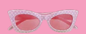 Polka Dot 50's Glasses