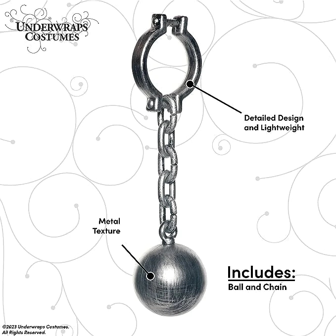 Prop Chain Ball and Chain Costume Prop – Teatrocentro PR