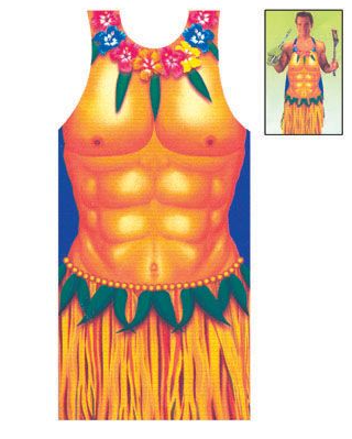 Apron-Hula Man
