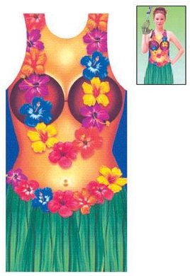 Apron-Hula Man
