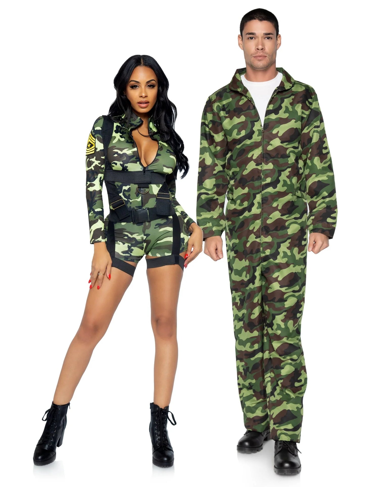 Camo Coveralls Jumpsuit