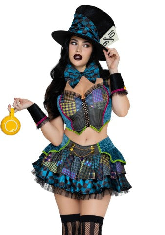 Darling Mad Hatter Top and Skirt