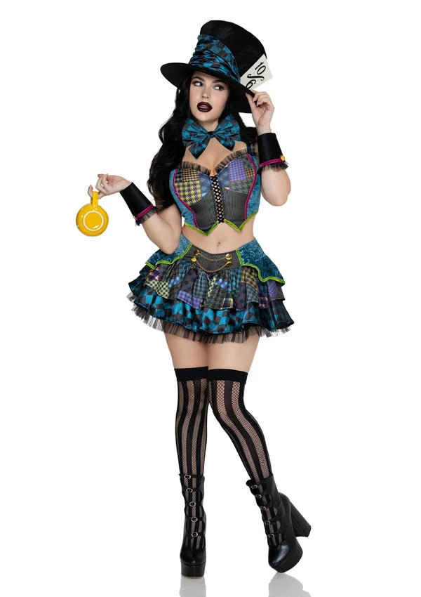 Darling Mad Hatter Top and Skirt