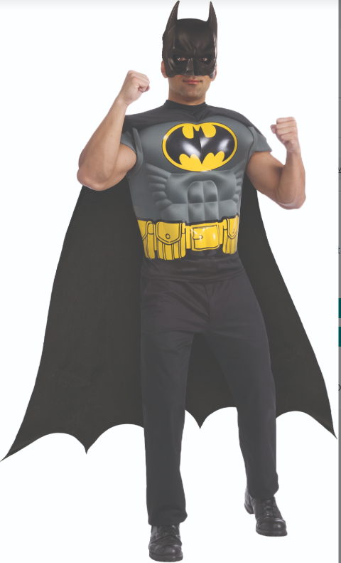 Batman Muscle Chest Costume Top
