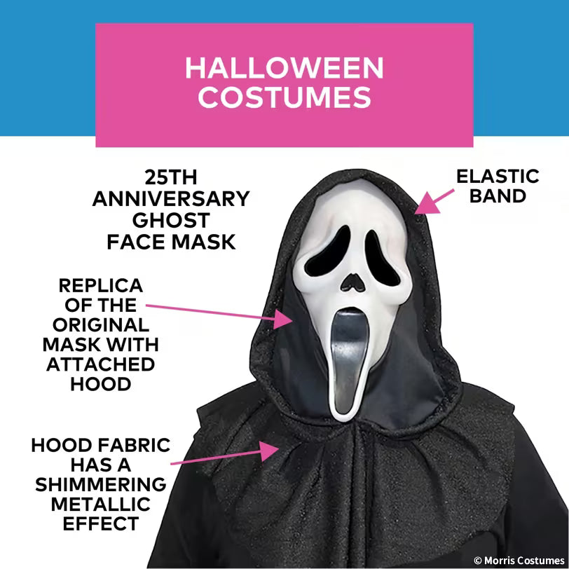 Adults Scream™ 25th Anniversary Ghost Face Mask
