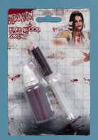 Syringe &amp; Bottle of Fake Blood