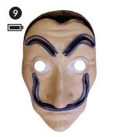 Light Up Dali Mask