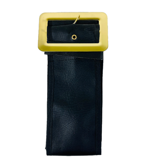 Deluxe Bound Vinyl Santa Belt - Extra Large