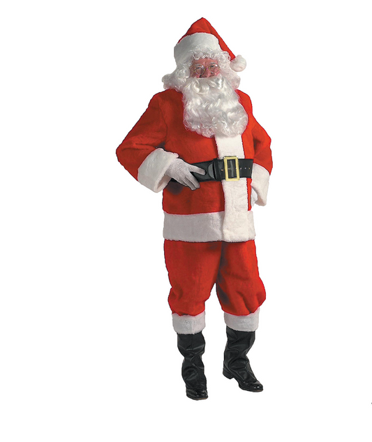 Adults Plush Quality Santa Suit
