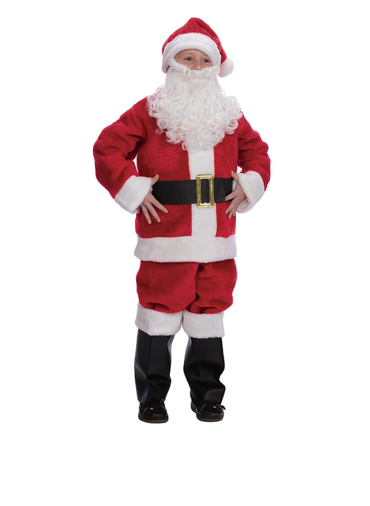 Kids Plush Santa Suit