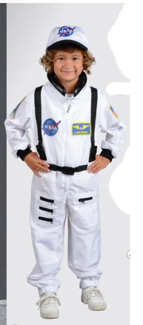 Jr. Astronaut Suit White