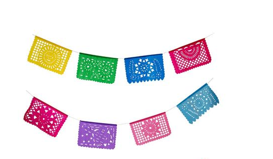 Plastic Cutout Banner Med.