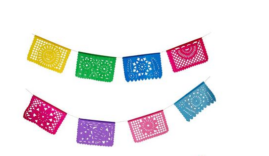 Plastic Cutout Banner Med.