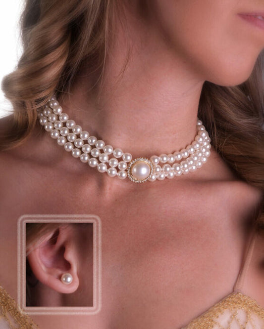 Set, Pearl Choker