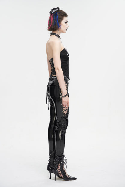 Gothic Punk Studded Corset Top