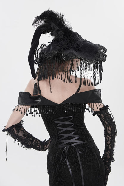 Black Victorian Witch Hat