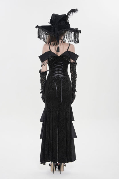 Black Victorian Witch Hat