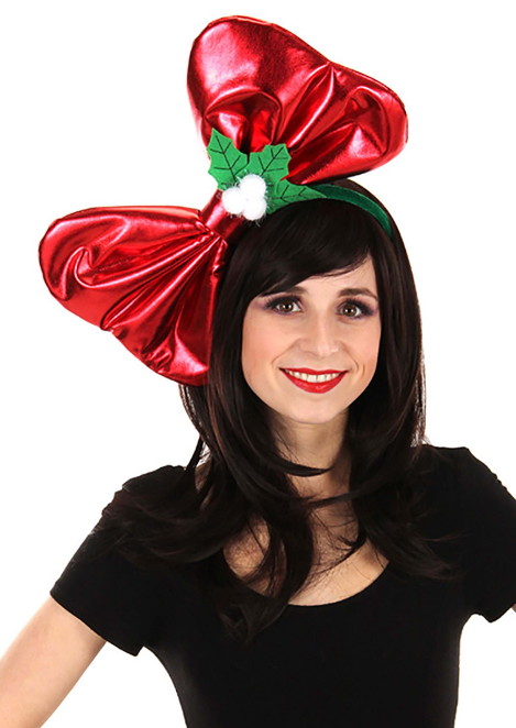 Giant Christmas Bow Headband