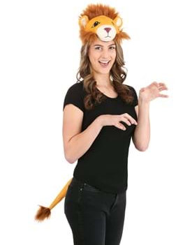 Lion Plush Headband & Tail Kit