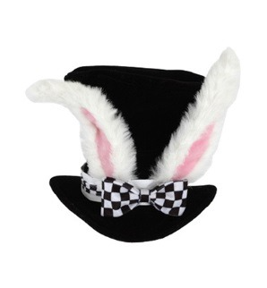 Adult White Rabbit Hat
