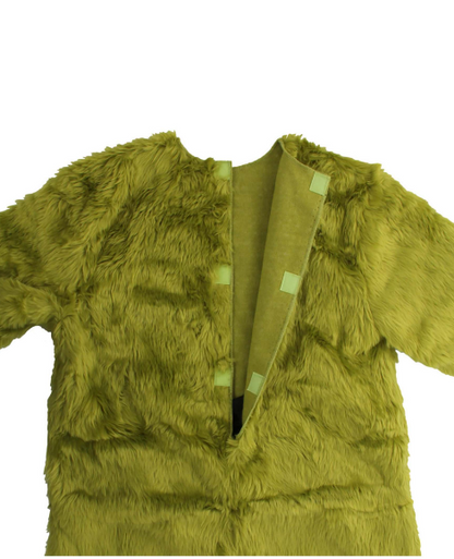 Men's The Grinch Deluxe Jumpsuit w/ Latex Mask