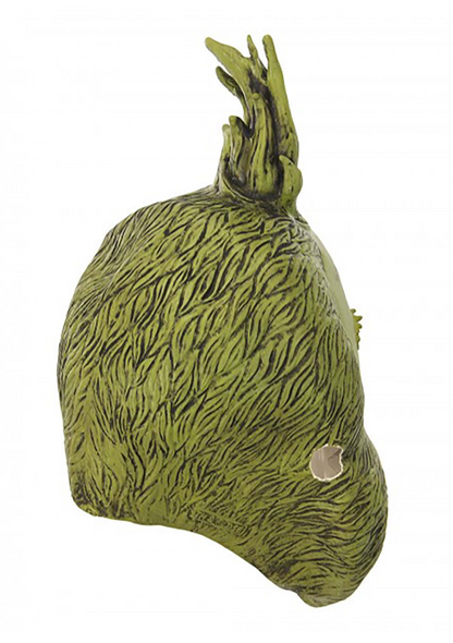 Men's The Grinch Deluxe Jumpsuit w/ Latex Mask