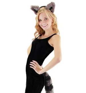 Raccoon Ears and Tail Set