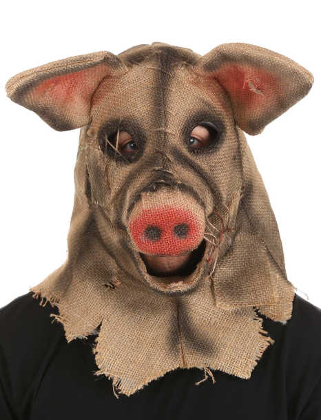Pig Scarecrow Mouth Mover Mask