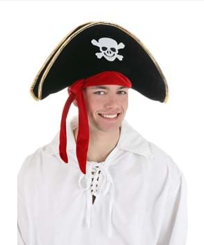 Classic Adult Pirate Hat