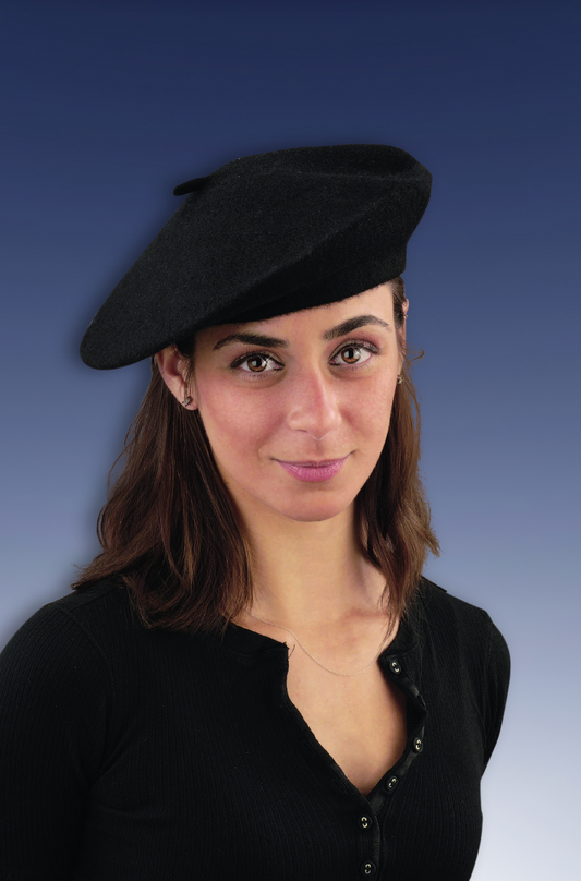 French Beret-Black