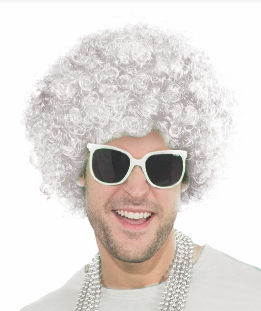 Afro Wig White