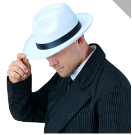 Gangster Hat-Black