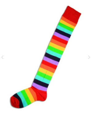 Multi Color Clown Socks