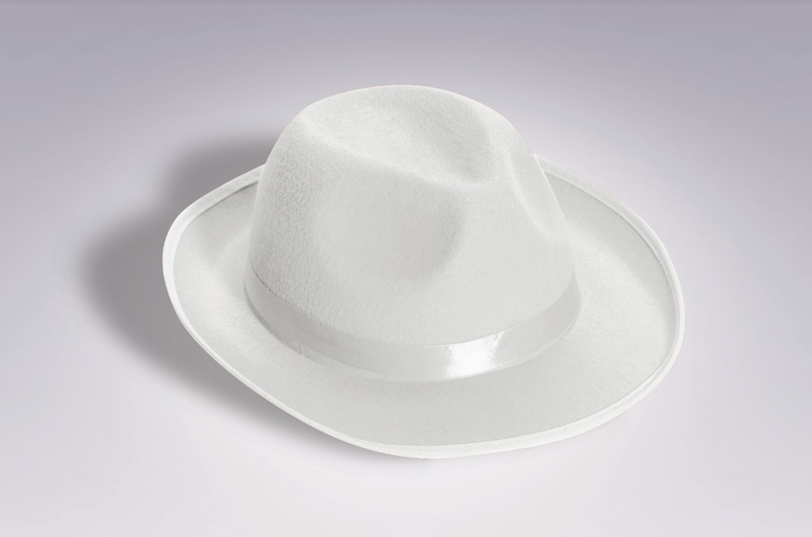 Deluxe Fedora-White