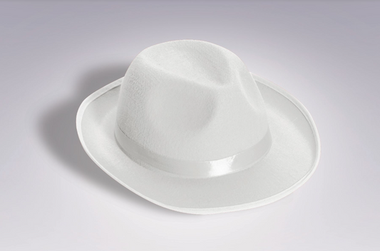 Deluxe Fedora-White