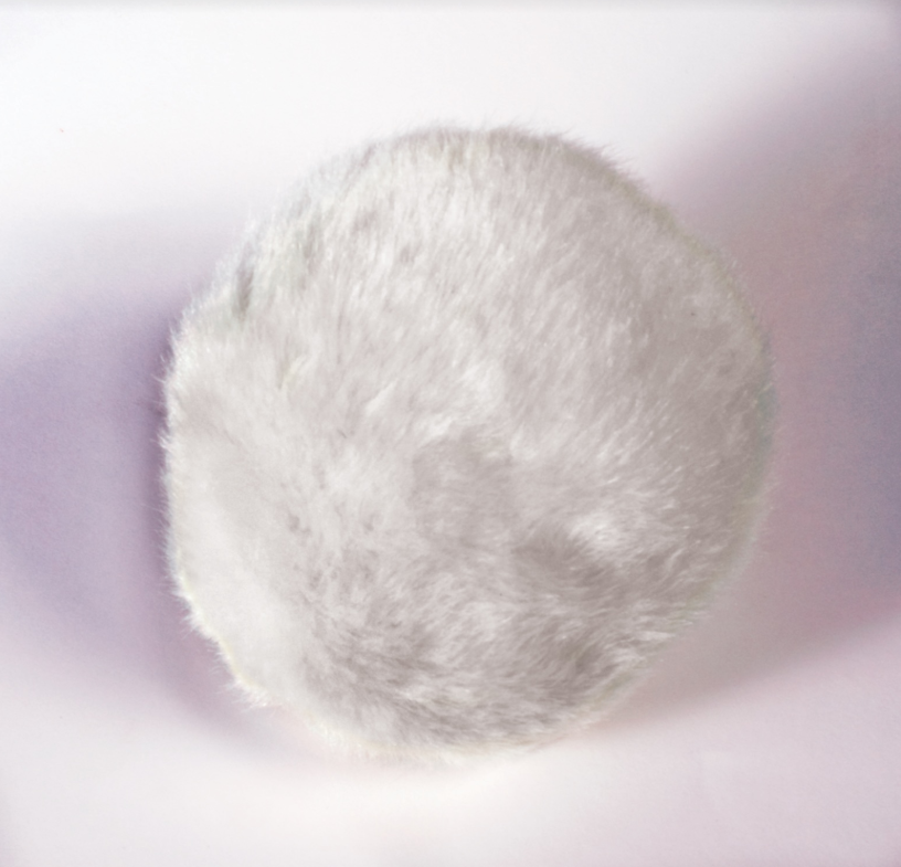 Plush Bunny Tail White Deluxe
