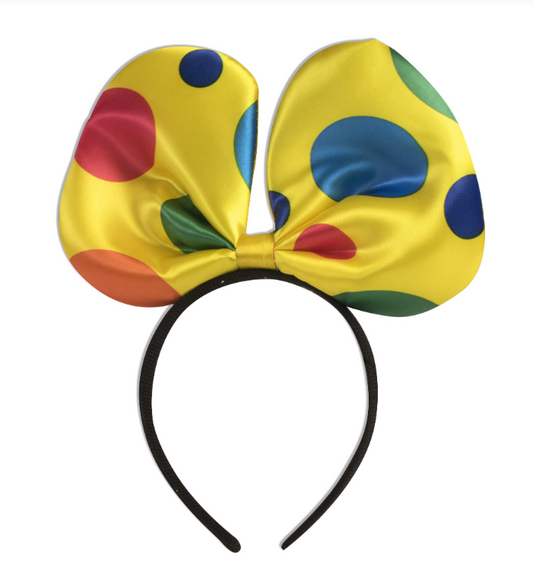 Polka Dot Bow Headband