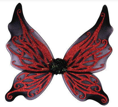 Glitter Wings Hot Pink & Black