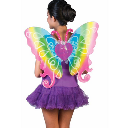 Glitter Wings Hot Pink & Black