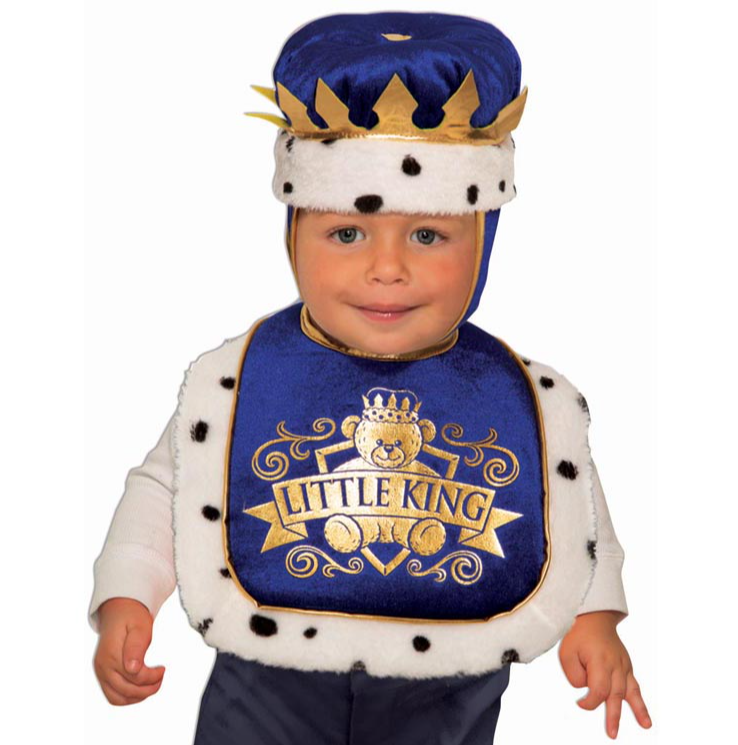 King Bib & Crown Set King