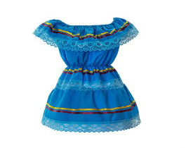 Fiesta Girls Mexican Dress
