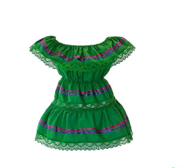 Fiesta Girls Mexican Dress