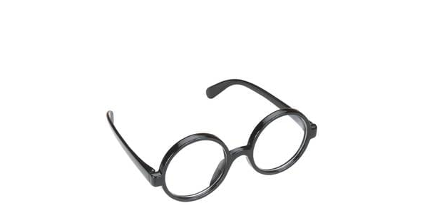 Black Frame Round Glasses