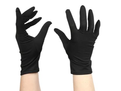 Short Black Glove