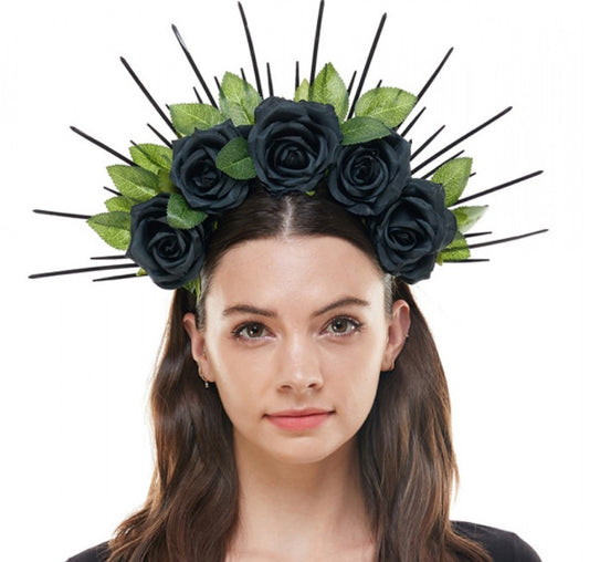 Headband-Day Of The Dead Crown